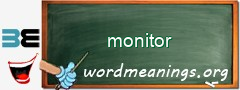 WordMeaning blackboard for monitor